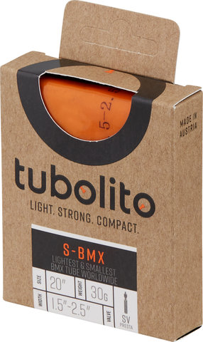 tubolito Cámara de aire S-Tubo-BMX 20" - naranja/20 x 1,5-2,5 SV 42 mm