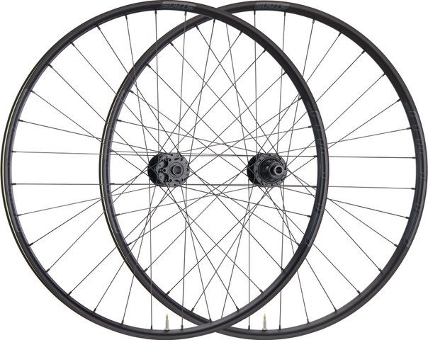 NoTubes Flow EX3 6-bolt Disc Boost 29" Wheelset - black/29" set (front 15x110 Boost + rear 12x148 Boost) SRAM XD