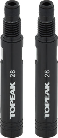 Valve Extender Ventilverlängerung - 2er Set - schwarz/70 mm