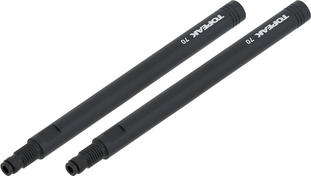 Topeak Extensión de válvula Valve Extender - en set de 2 - negro/28 mm