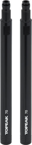 Valve Extender Ventilverlängerung - 2er Set - schwarz/28 mm