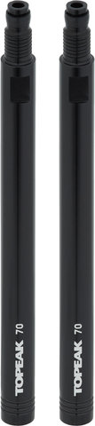 Topeak Set de 2 Extensions de Valve Valve Extender - noir/28 mm