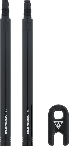 Valve Extender Ventilverlängerung - 2er Set - schwarz/28 mm