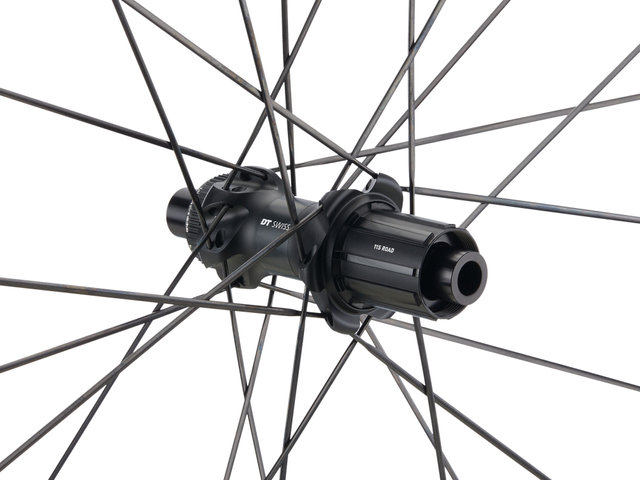 P 1800 SPLINE 23 Disc Center Lock 28" Laufradsatz - schwarz/28" Satz (VR 12x100 + HR 12x142) Shimano