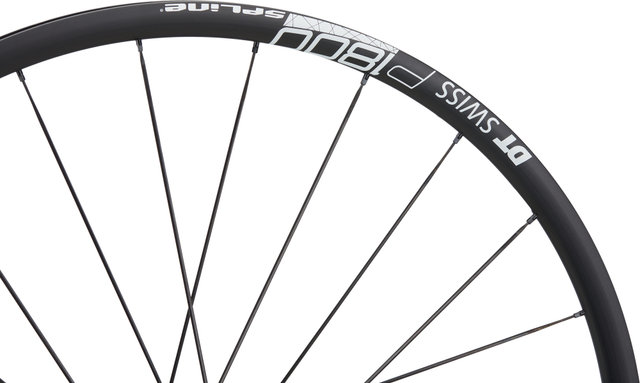 P 1800 SPLINE 23 Disc Center Lock 28" Laufradsatz - schwarz/28" Satz (VR 12x100 + HR 12x142) Shimano