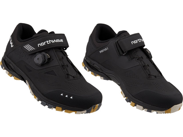 Northwave Spider Plus 3 Shoes - Black Grey 45 / Brown