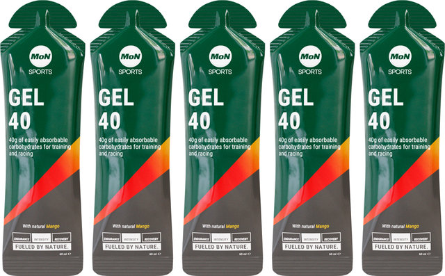 40 Gel - 5 unidades - mango/300 ml