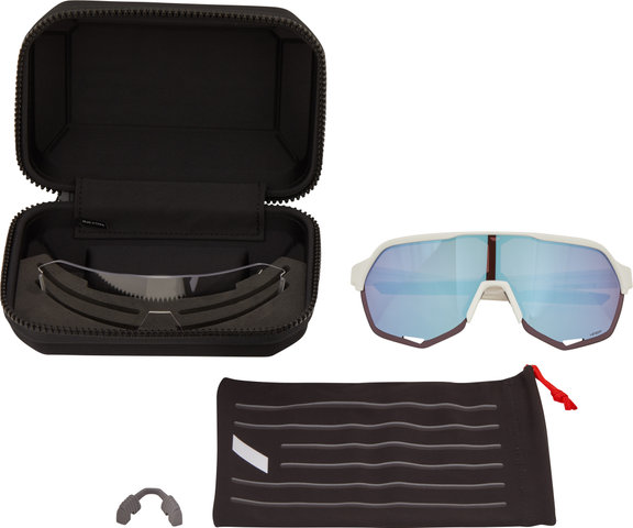 Lunettes de Sport S2 Hiper - matte white/hiper blue multilayer mirror
