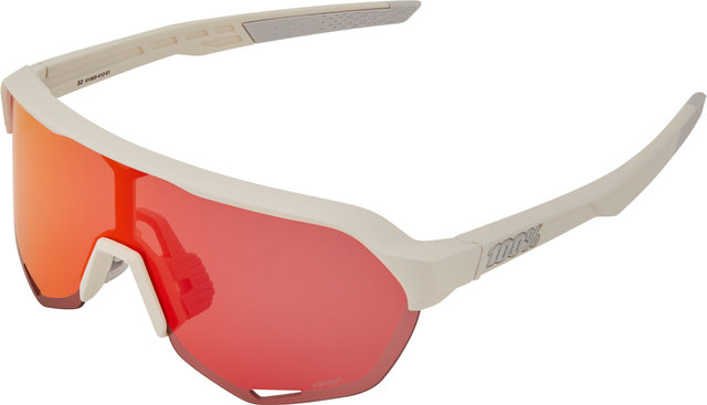 S2 HiPER Sports Glasses - 2022 Model - soft tact off white/hiper red multilayer mirror