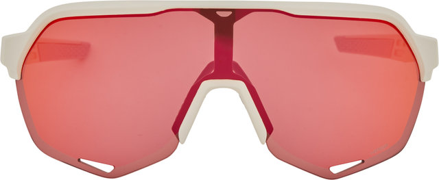 100% Lunettes de Sport S2 Hiper - soft tact off white/hiper red multilayer mirror