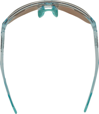 100% S2 Hiper Sports Glasses - polished translucent mint/hiper silver mirror