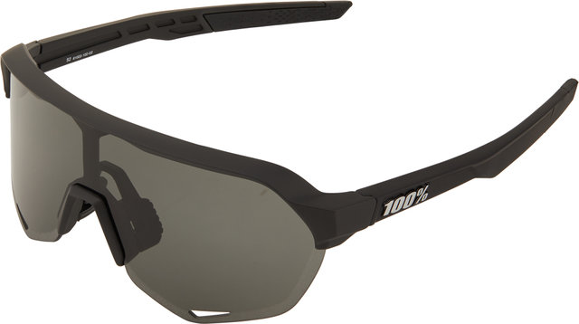 100% S2 Smoke Sports Glasses - soft tact black/smoke