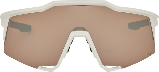 100% Gafas deportivas Speedcraft Hiper - matte white/hiper silver mirror