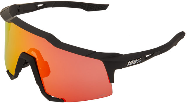 Lunettes de Sport Speedcraft Hiper - soft tact black/hiper red multilayer mirror