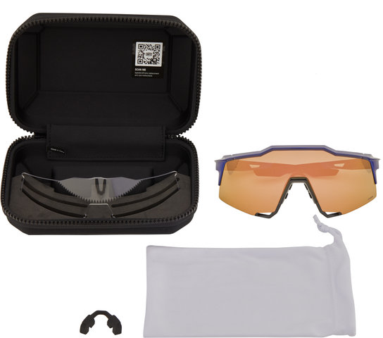 Lunettes de Sport Speedcraft Hiper - gloss cobalt blue/hiper copper mirror