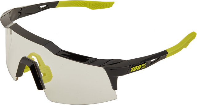 100% Speedcraft SL Photochromic Sports Glasses - gloss black/photochromic