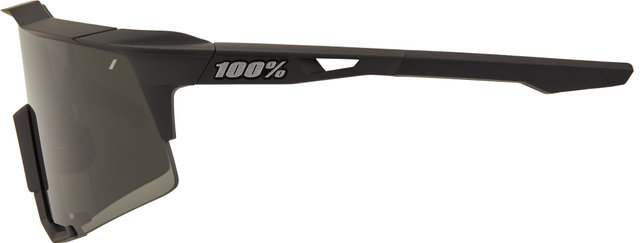 100% Speedcraft Smoke Sportbrille - soft tact black/smoke