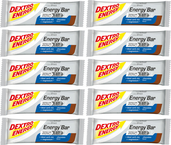 Dextro Energy Energy Bar - 10 Pack - chocolate/500 g