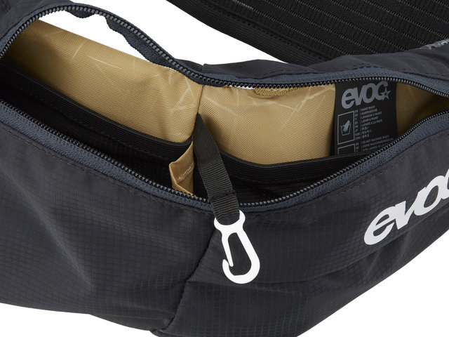 evoc Riñonera Hip Pouch Pro + bidón de 550 ml - black/1,5 litros