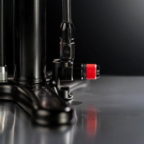 Lezyne Cabezal de bomba Lezyne ABS Pro válvula CLIK - negro