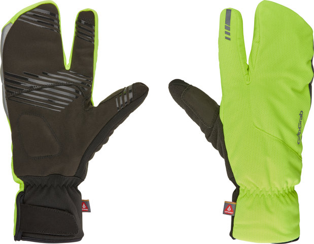 GripGrab Gants Nordic 2 Windproof Deep Winter Lobster - yellow hi-vis/M