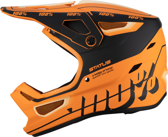 100% Casque Status Youth - topenga orange-black/49 - 50 cm