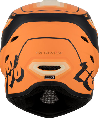 Status Youth Helm - topenga orange-black/49 - 50 cm