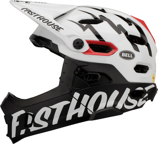 Bell Super DH MIPS Spherical Helm - matte-gloss black-white fasthouse/55 - 59 cm