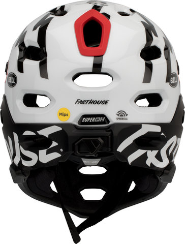 Bell Super DH MIPS Spherical Helmet - matte-gloss black-white fasthouse/55 - 59 cm