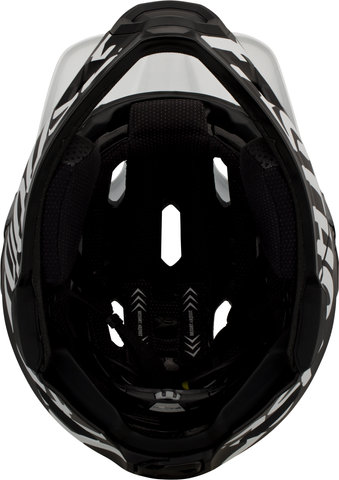 Bell Casco Super DH MIPS Spherical - matte-gloss black-white fasthouse/55 - 59 cm