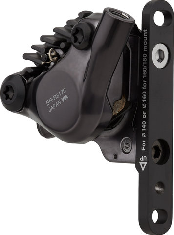 Shimano Ultegra BR-R8170 Brake Caliper w/ Resin Pads - anthracite/front flat mount