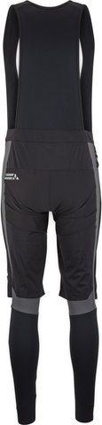 VAUDE Cuissard à Bretelles Mens Kuro Warm Hybrid Bib Tights - black/M