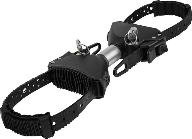 Eufab Strap frame holder on both sides - black-silver