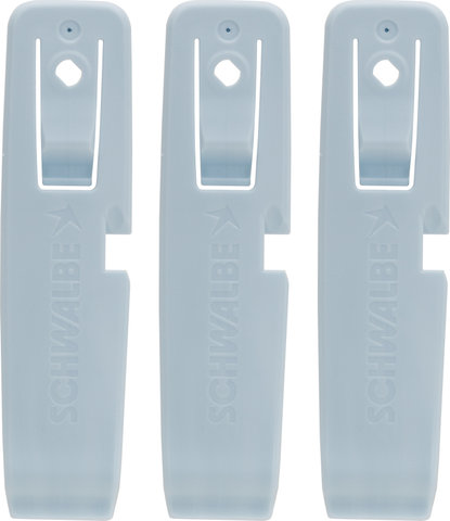 Schwalbe Leva Per Copertoni Bici – Set Da 3 Pezzi – Attrezzo 3in1 Con Funzione Di Bloccaggio E Chiave Per Valvola SV