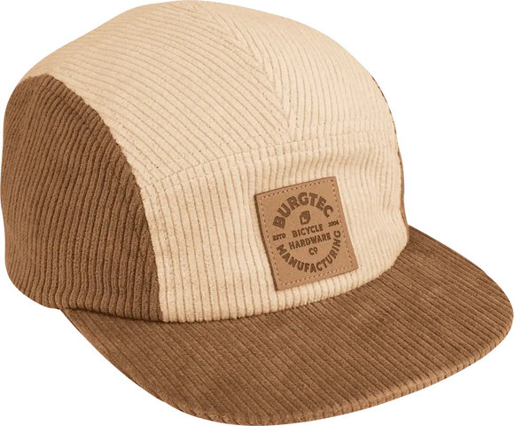 Burgtec Bandit Corduroy Five Panel Kappe - grandad/one size