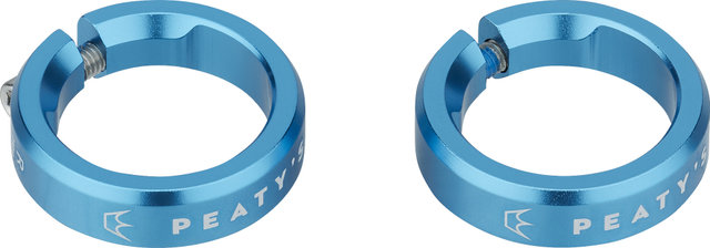 Peaty's Bagues de serrage Monarch Grips - turquoise