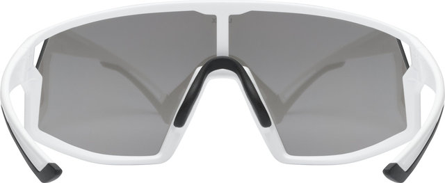 uvex Skyryse Glasses - white matte | mirror gold