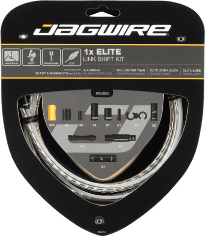 Jagwire 1X Elite Link Shifter Cable Set - silver