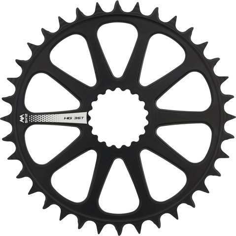 HollowGram SpideRing SL 10-Arm 55 CL Chainring - black/36 tooth