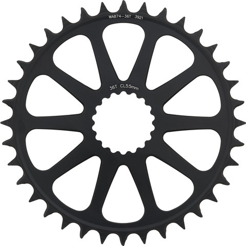 Cannondale HollowGram SpideRing SL 10-Arm 55 CL Chainring - black/36 tooth