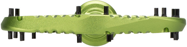 Aluminium Plattformpedale - green/universal