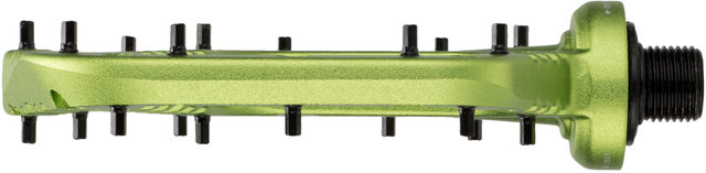 Pedales de plataforma de aluminio - green/universal
