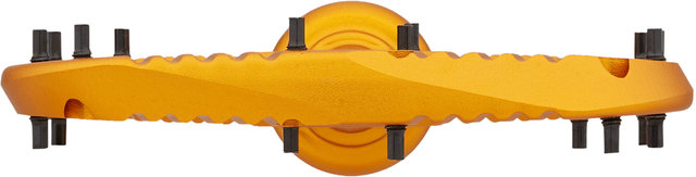 Aluminium Plattformpedale - orange/universal