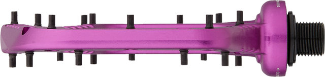 Pedales de plataforma de aluminio - purple/universal