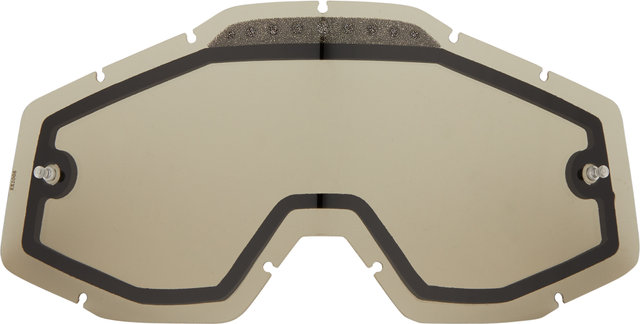 100% Spare Dual Pane Vented Lens for Racecraft/Accuri/Strata Goggle - smoke/universal