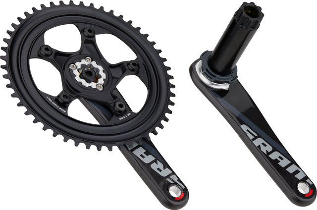 SRAM Force 1 Kurbelgarnitur 30 mm Achse 11-fach - Werkstattverpackung - black/50/165,0 mm