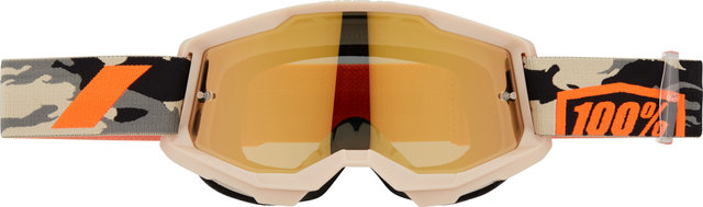 Strata 2 Mirror Lens Goggle - kombat/true gold mirror