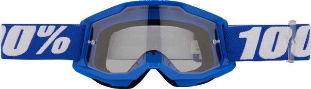 100% Máscara Strata 2 Junior Goggle Clear Lens - blue/clear