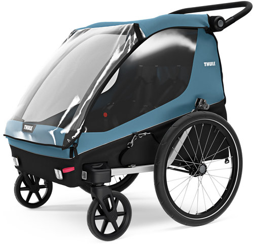 Thule Remolque para niños Courier - aegean blue/universal