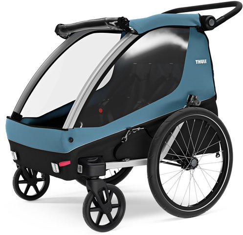 Remolque para niños Courier - aegean blue/universal
